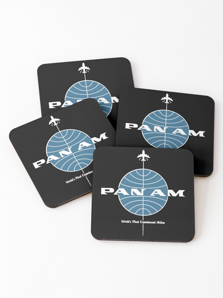 Thumbnail 1 of 5, Coasters (Set of 4), Pan American World Airways Pan Am designed and sold by fomodesigns.