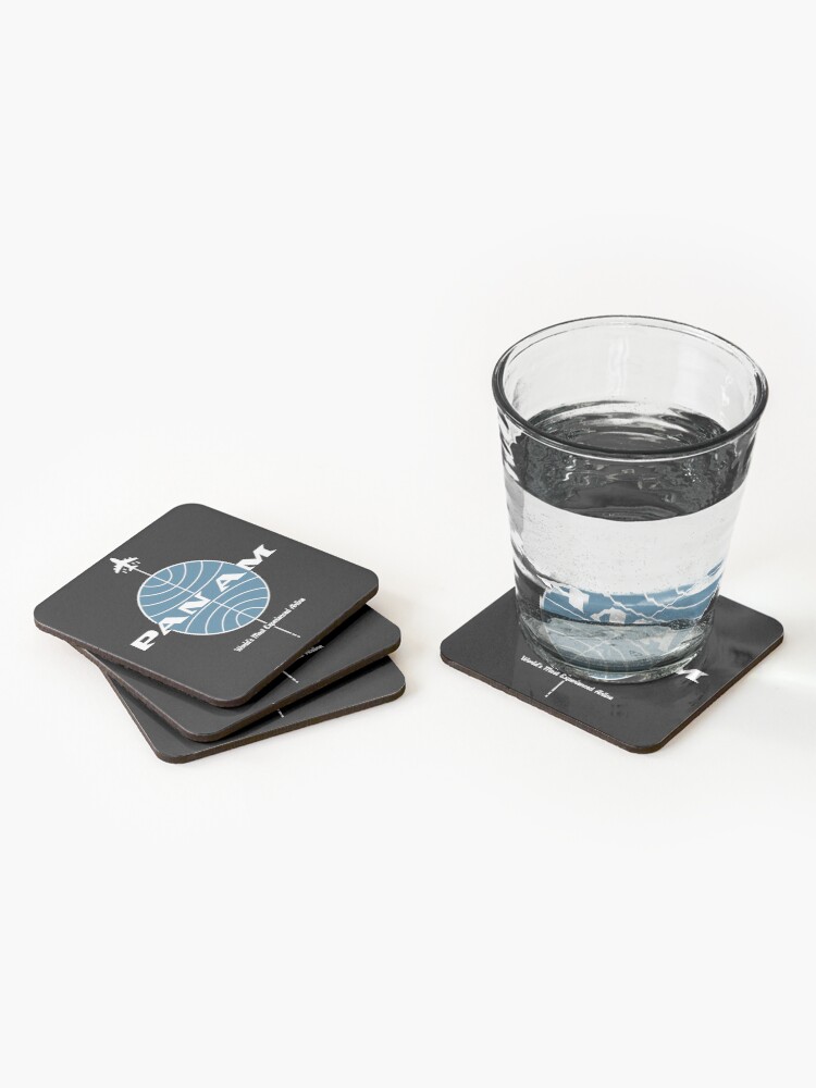 Thumbnail 2 of 5, Coasters (Set of 4), Pan American World Airways Pan Am designed and sold by fomodesigns.