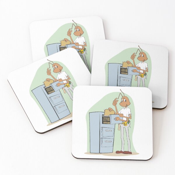 Item preview, Ant mascot illustration organizing files and office folders. Ideal for catalogs, informative and institutional material designed and sold by LucianoCosmo.