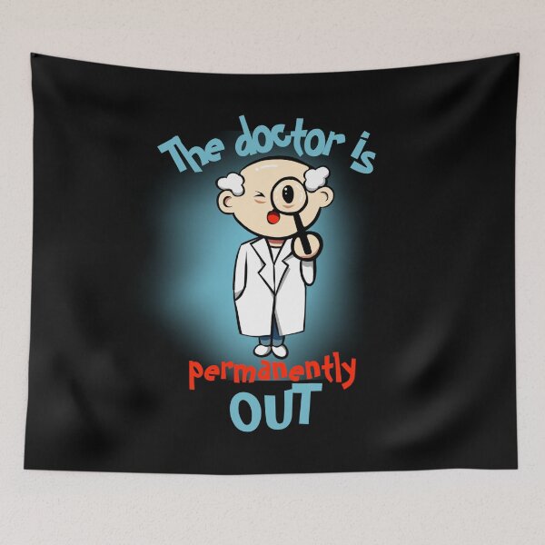 Item preview, retired, retired doctor, the doctor is permanently out,  Frontliner hero designed and sold by doctors-apparel.