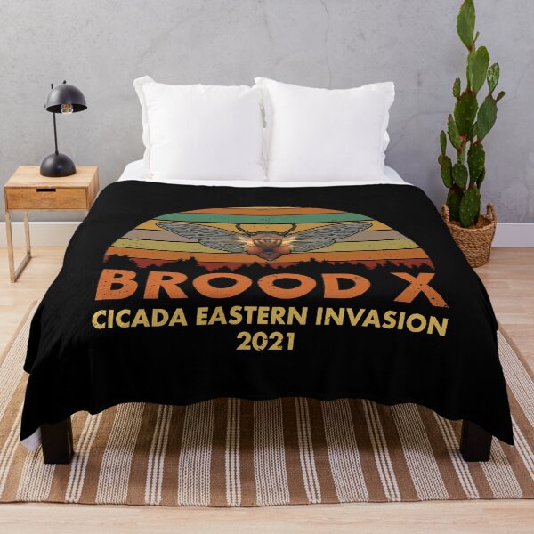 Item preview, Retro Brood X Cicada Invasion Party Eastern Hatch 2021  designed and sold by elderberry.