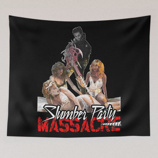 Aperçu de l'œuvre Slumber Party Massacre 80s Cult Classic Horror Design créée et vendue par acquiesce13.