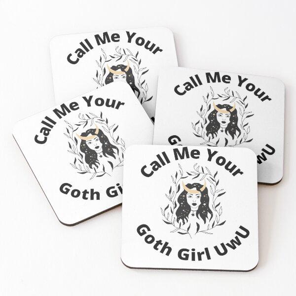 Item preview,  Call Me Your Goth Girl UwU | Cute, Kawaii, Goth Design  designed and sold by LemonDemonzzz.