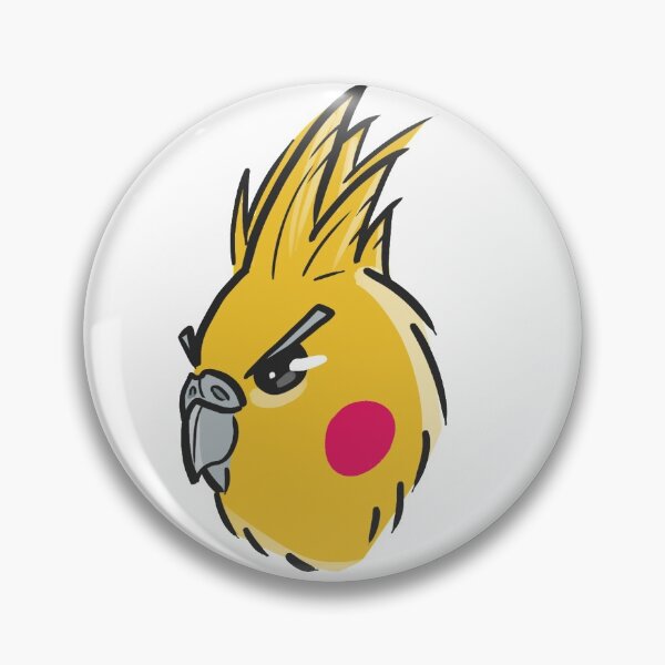 Item preview, Jack the Grumpy Cockatiel Bird designed and sold by TessellationTec.