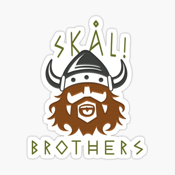 Skål Brothers til ValHalla Sticker