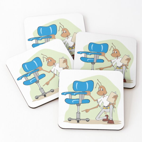 Item preview, Illustration mascot ant with clipboard and inspecting equipment. Ideal for catalogs, informative and institutional material designed and sold by LucianoCosmo.