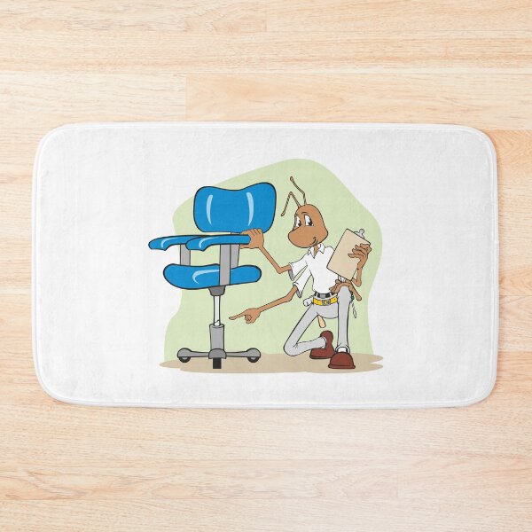Item preview, Illustration mascot ant with clipboard and inspecting equipment. Ideal for catalogs, informative and institutional material designed and sold by LucianoCosmo.