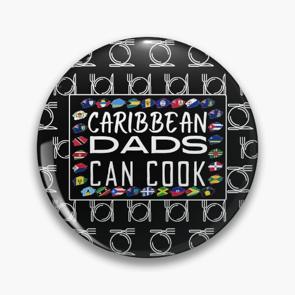 Item preview, "Caribbean Dads Can Cook" Graphic in White designed and sold by tolovee.