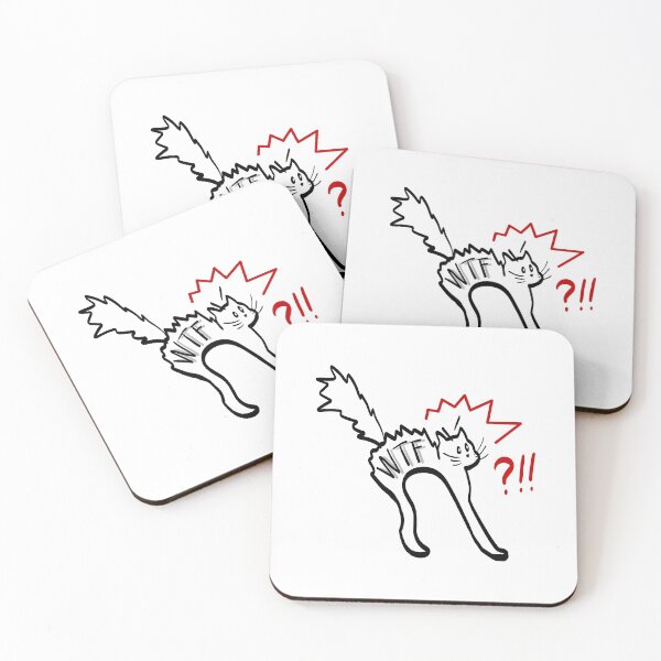 Item preview, cat in shock designed and sold by LiquidCats.