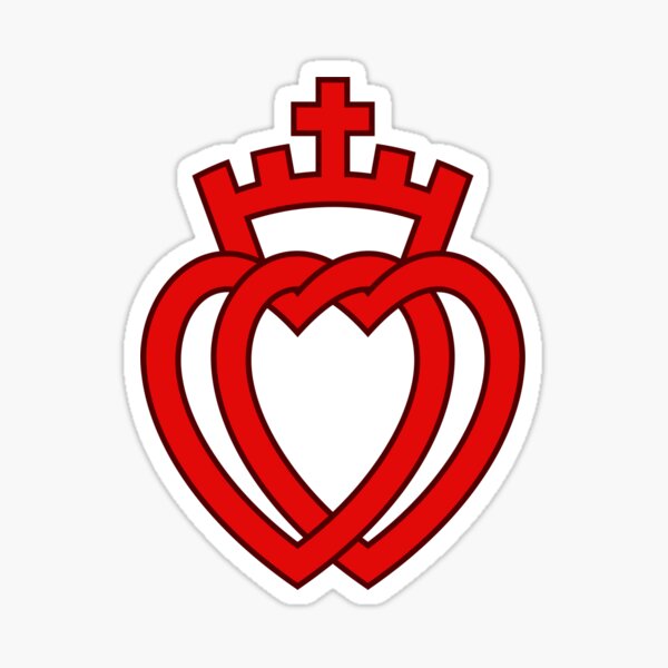 SSPX Catholic Traditional Vendee Coat of Arms / Shield Sticker