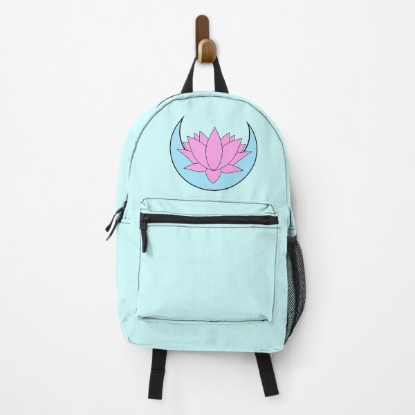 Item preview, Moon and Lotus - Blue designed and sold by TheeForestFox Shop.