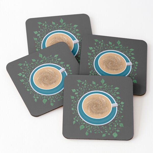 Item preview, Latte on Leaves designed and sold by escape-pod-art.