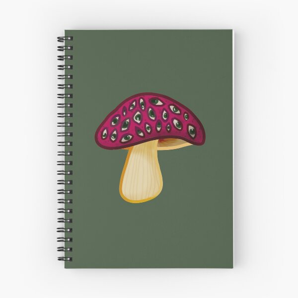 Item preview, Psychedelic mushroom with eyes designed and sold by anthill-art.