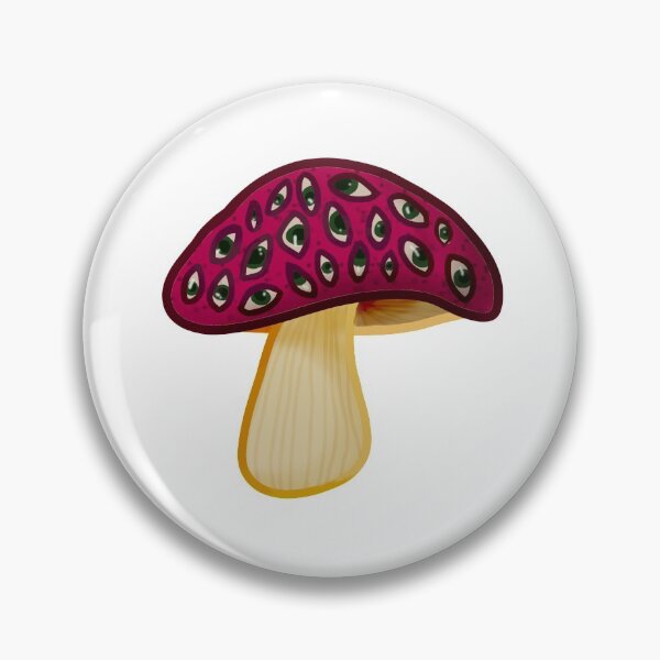 Item preview, Psychedelic mushroom with eyes designed and sold by anthill-art.