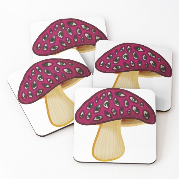 Item preview, Psychedelic mushroom with eyes designed and sold by anthill-art.