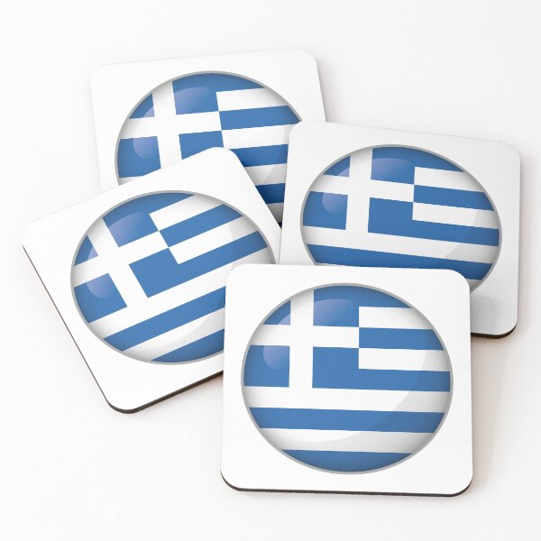 Item preview, Icon representing button flag of Greece. Ideal for catalogs of institutional materials and geography designed and sold by LucianoCosmo.