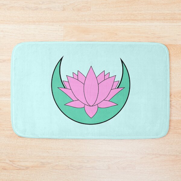 Item preview, Moon and Lotus - Mint designed and sold by TheeForestFox Shop.