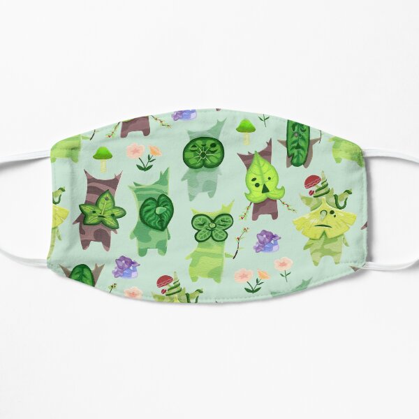 Legend of Zelda Breath of the Wild Korok Pattern Flat Mask