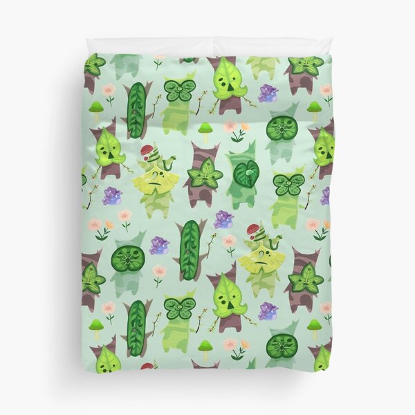Legend of Zelda Breath of the Wild Korok Pattern Duvet Cover