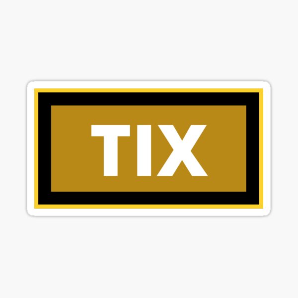 Tix Stickers Redbubble - how to donate robux and tix on roblox