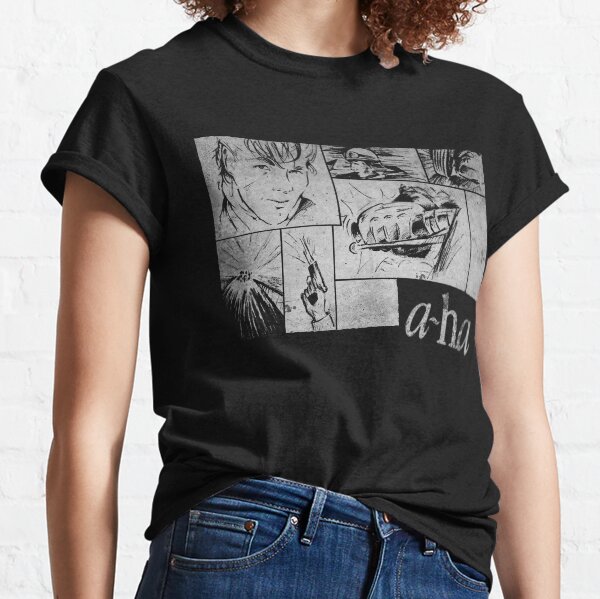 a-ha band 80s retro distressed vintage classic tshirt design Classic T-Shirt