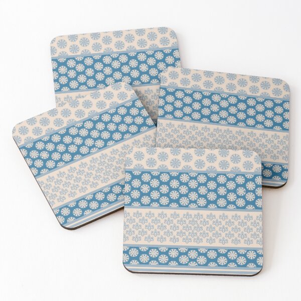 Aperçu de l'œuvre Motif Patchwork Motif Géométrique Japonais Classique Bleu créée et vendue par Anna Lemos.