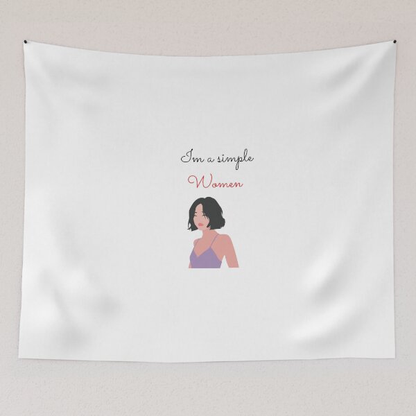 Item preview, Im a simple women, gift wife, girl style designed and sold by Ammar-the-goat.