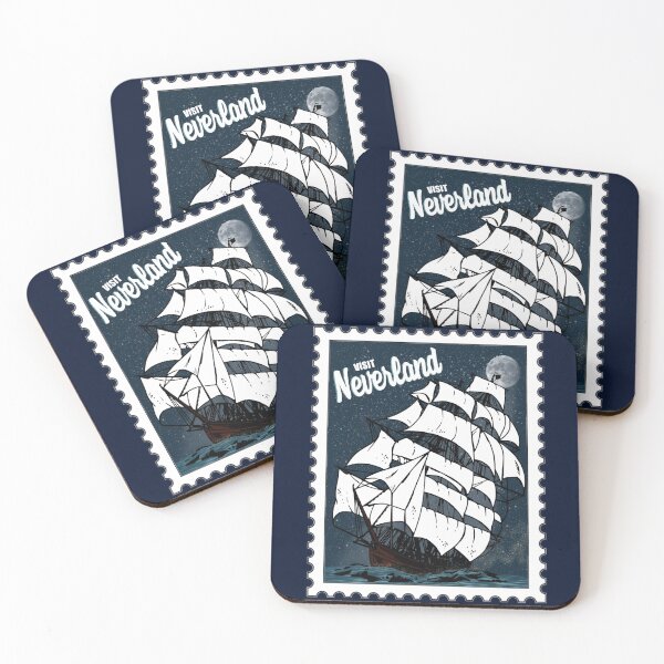 Item preview, Visit Neverland Stamp designed and sold by Happyhobbithole.