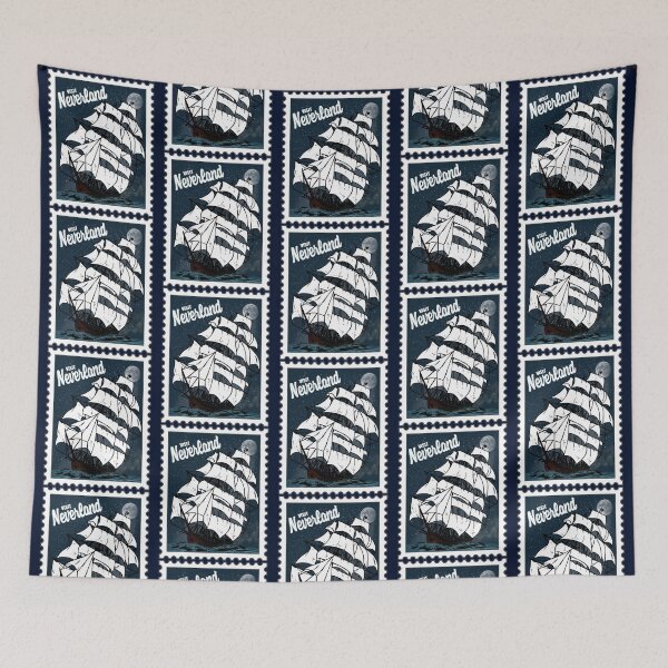 Item preview, Visit Neverland Stamp designed and sold by Happyhobbithole.