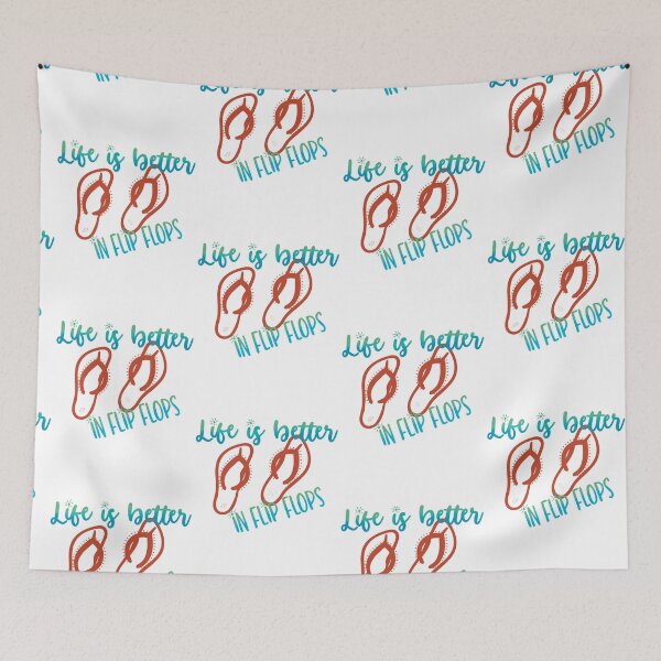 Item preview, Life is Better in Flip Flops designed and sold by BtheLight.