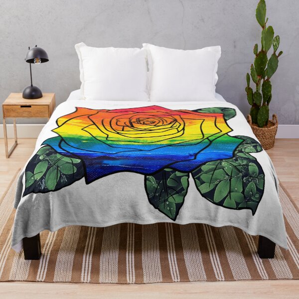 Item preview, Painted Rainbow Rose designed and sold by BuzzySpaceBee.