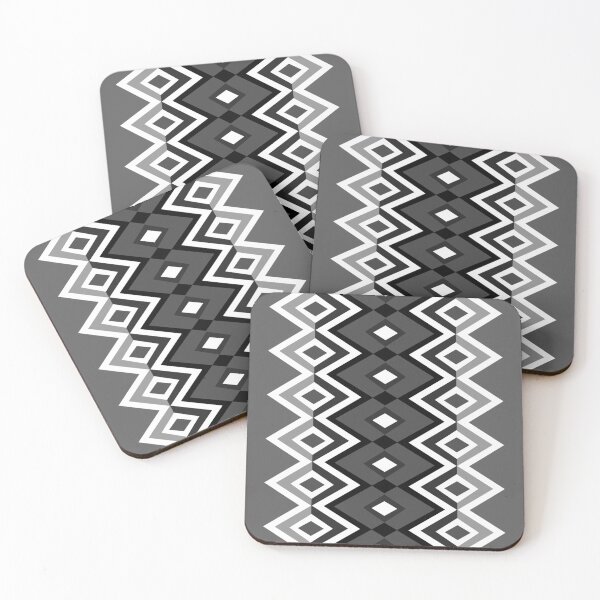 Item preview, Modern Native Geometric in Black White and Gray designed and sold by Sharon Schwalbe.