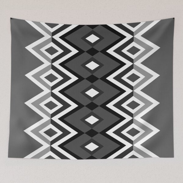 Item preview, Modern Native Geometric in Black White and Gray designed and sold by Sharon Schwalbe.