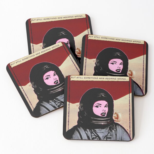Item preview, Comic Girl Astronaut | Lunar rover | vintage aesthetics designed and sold by spinolator.