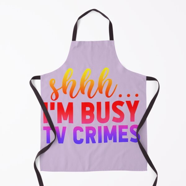 Item preview, Shhhhh I'm Busy TV Crimes --- True Crime Design designed and sold by CristalleLisa.