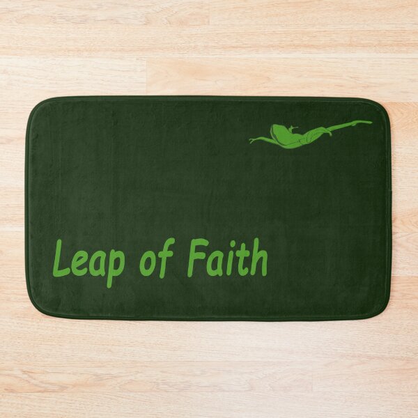 Item preview, Dark Green Leap of Faith Frog Digital Art Flying Forest Frog Jumping designed and sold by Celosia Liv.