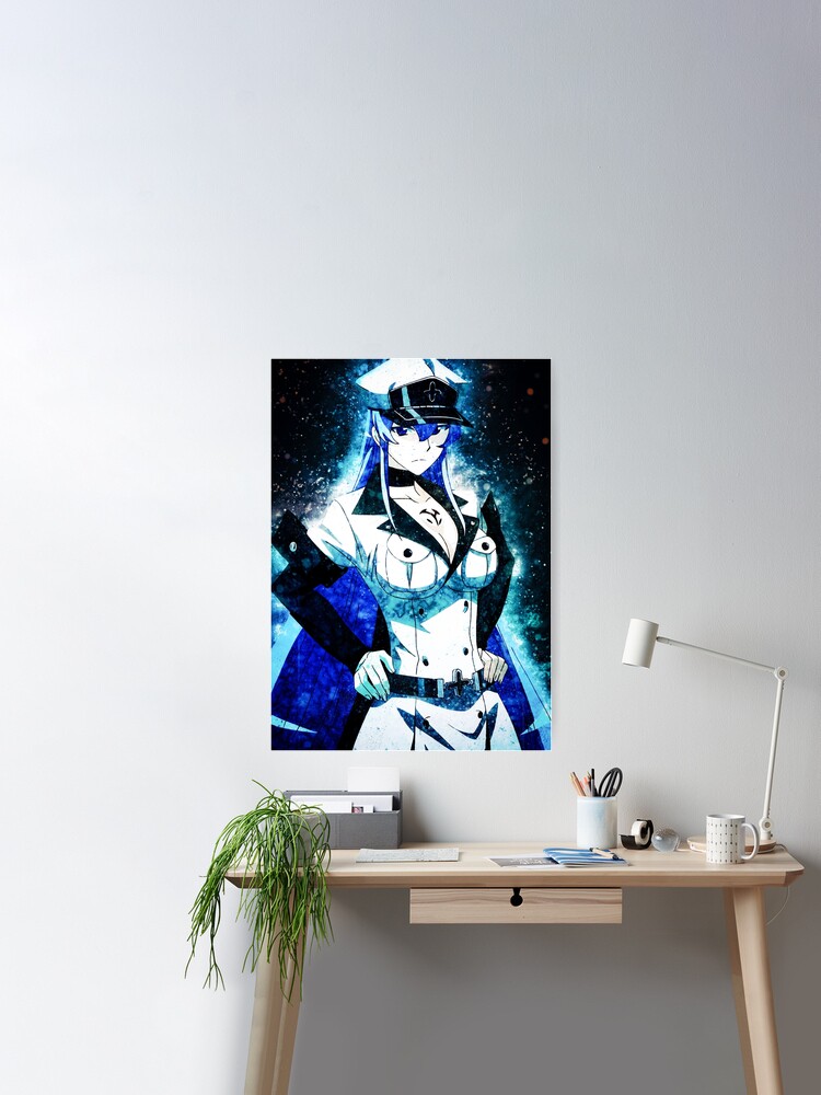 Esdeath Akame Ga Kill Anime Poster for Sale by Spacefoxart