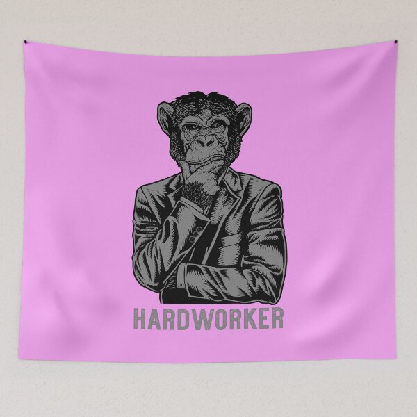 Item preview, Hard worker Monkey Dressed in Suit Design designed and sold by boopsblunt.