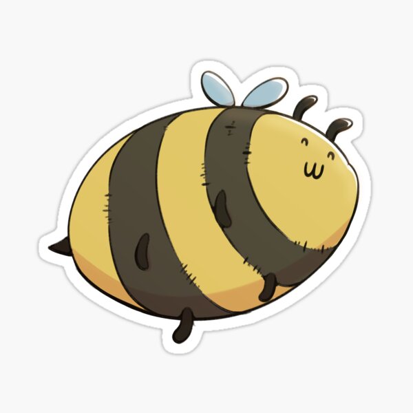 Fat Bumble Bee Sticker