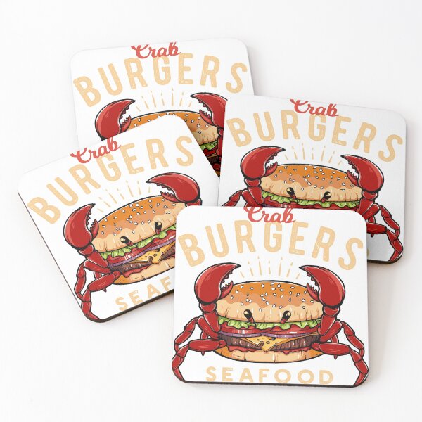 Item preview, Crab Burgers Seafood Funny Design designed and sold by boopsblunt.