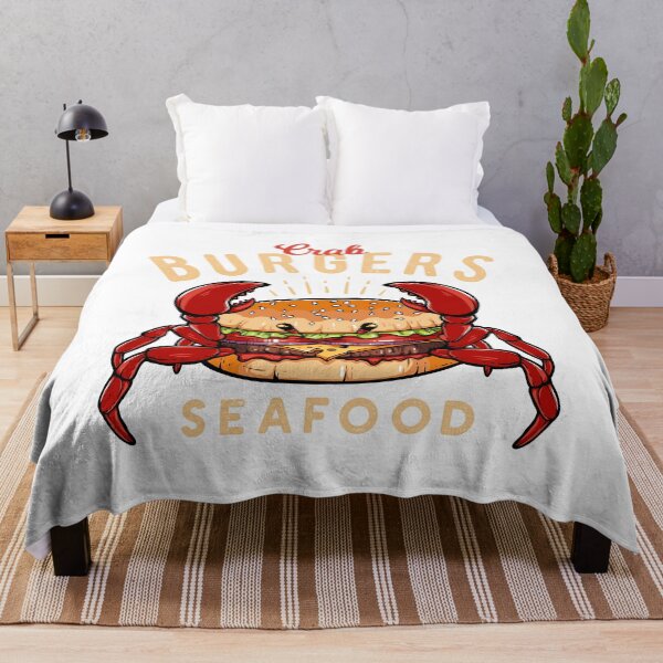 Artikelvorschau, Crab Burgers Seafood Lustiges Design entworfen und verkauft von boopsblunt.