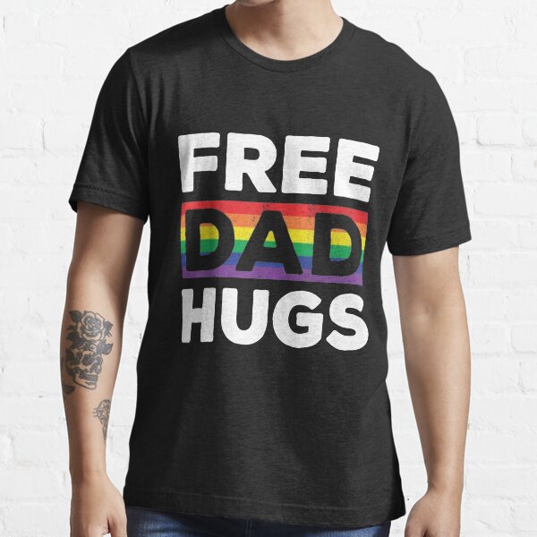 free dad hugs pride shirt