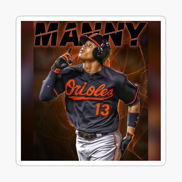 Manny Machado #13 San Diego Padres Signature Jersey Sticker for