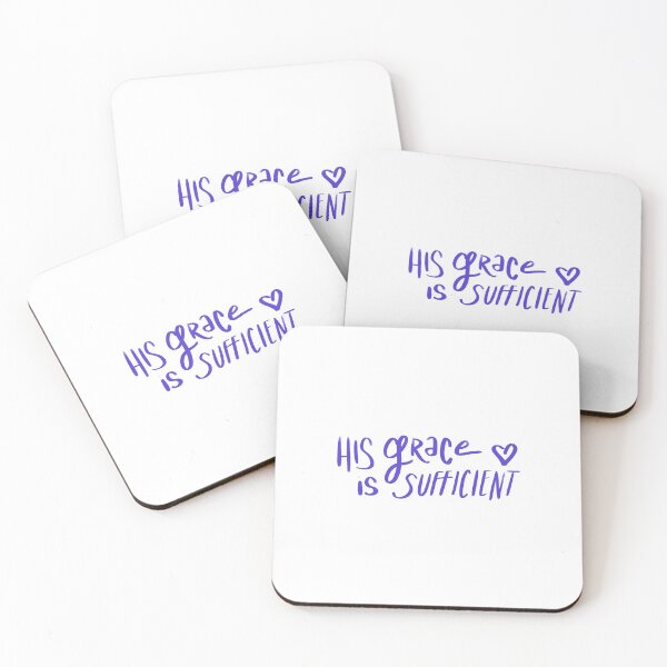 Item preview, HIS GRACE IS SUFFICIENT designed and sold by handletteringem.