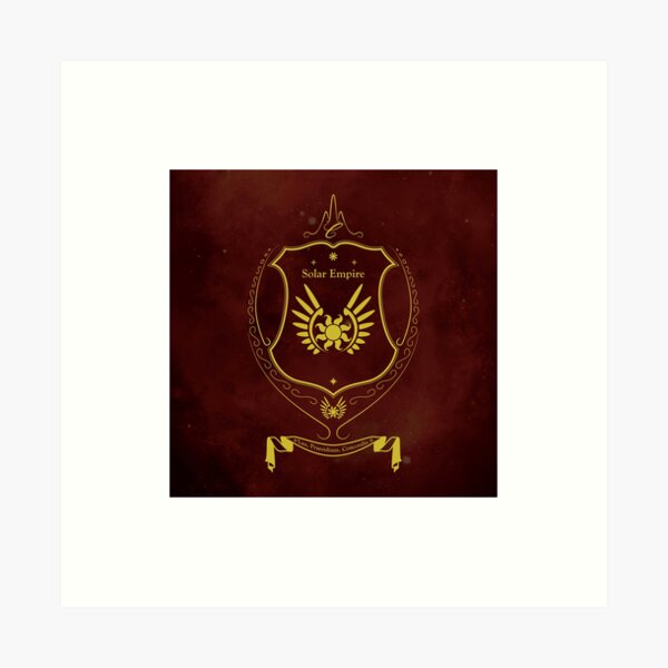 Solar Empire Royal Emblem Art Print