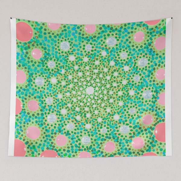 Item preview, Stars - Green & Peach designed and sold by Amy Diener.