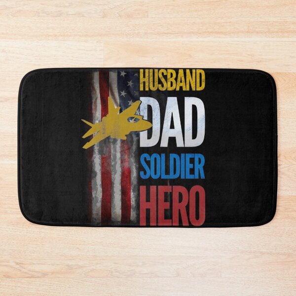 Item preview, Husband dad soldier hero v2 designed and sold by mwebba2005.