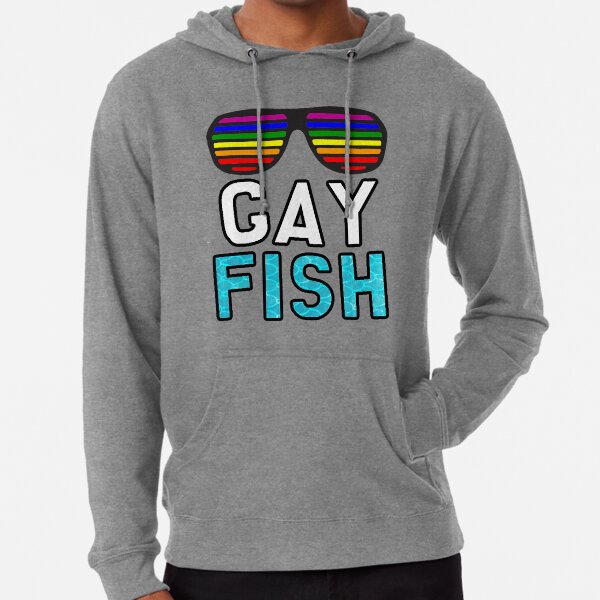 Gay Fish Pride Lightweight Hoodie for Sale by stephenwells
