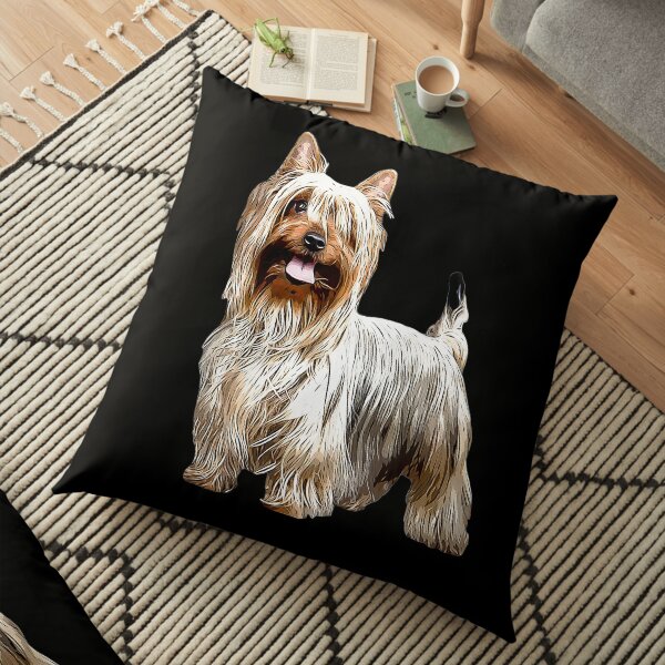 Australian Silky Terrier Floor Pillow
