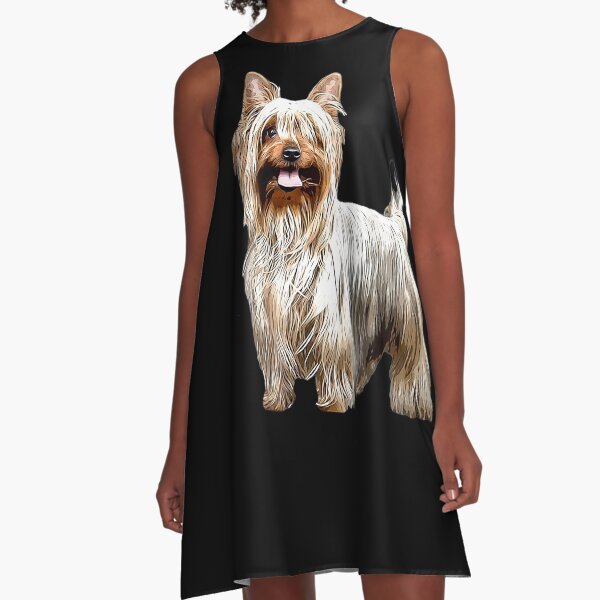 Australian Silky Terrier A-Line Dress